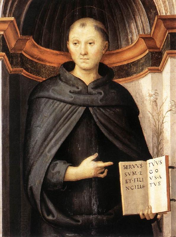 PERUGINO, Pietro St Nicholas of Tolentino a oil painting picture